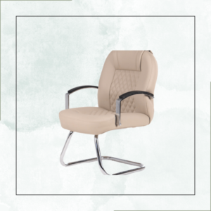 كرسي انتظار جلد على سى نيكل