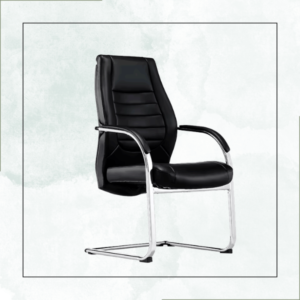 كرسي انتظار جلد على سى نيكل