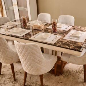 Elssa  Dining room Set  (Mdf) من عرفة ديزاين