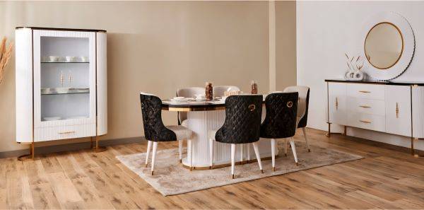 Pavria Dining room Set (Mdf)