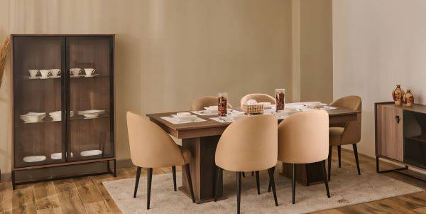 Daiamond Dining room Set (Mdf)