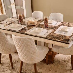 Elssa Dining room Set (Mdf)