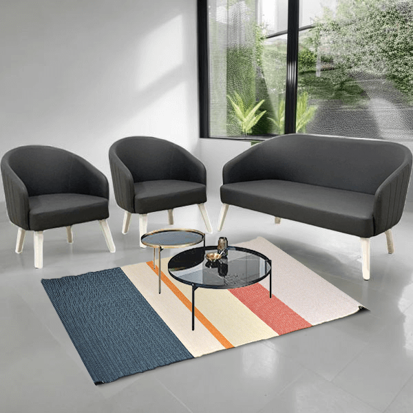 طقم انترية مكتبي(كنبة +2 فوتية)