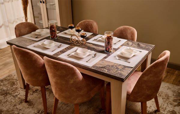 Oscae DIning room Set (Mdf) - Image 3