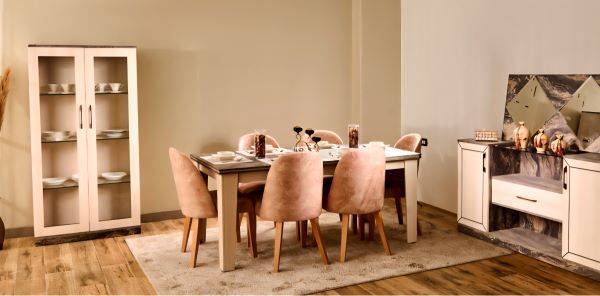Oscae DIning room Set (Mdf)
