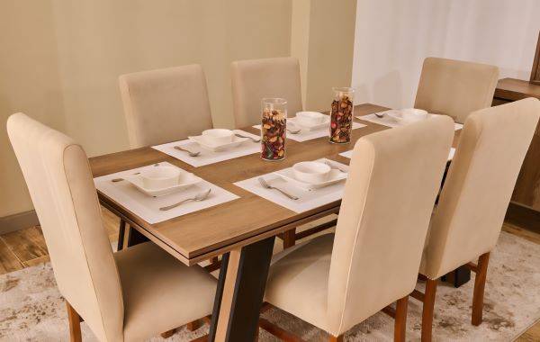Sandy DIning room Set (Chip Board)
