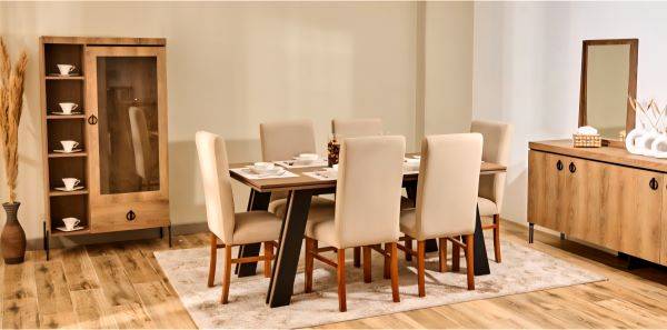 Sandy DIning room Set (Chip Board) - Image 2