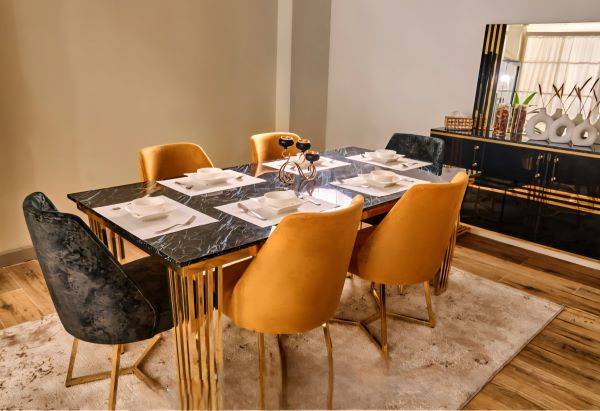 Sondos Dining room Set (Mdf)