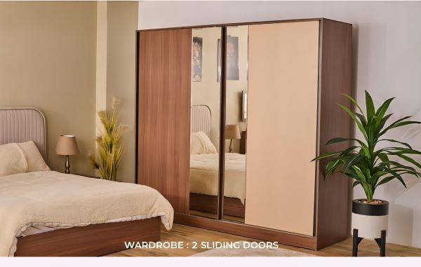 Almira Bedroom Set (Chip Board)-غرفة نوم شبابي