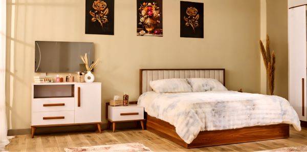 Soft Master Bedroom Set (Mdf)- غرفة نوم رئيسية - Image 3