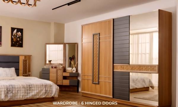 Marina Master Bedroom Set (Mdf)-غرفة نوم رئيسية