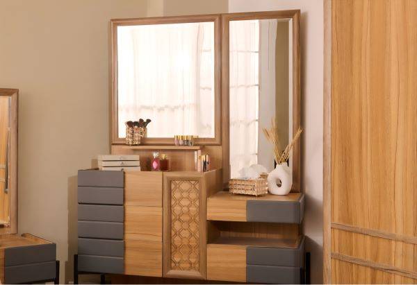 Marina Master Bedroom Set (Mdf)-غرفة نوم رئيسية - Image 5