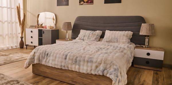 Morino Master Bedroom Set (Chip Board)-غرفة نوم رئيسية - Image 2