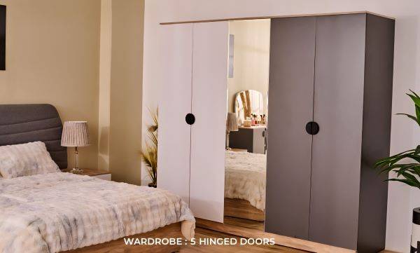 Morino Master Bedroom Set (Chip Board)-غرفة نوم رئيسية