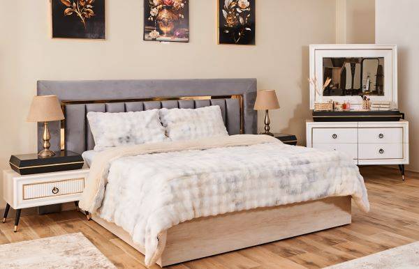 Mirage Master Bedroom Set (Mdf)-غرفة نوم رئيسية - Image 2