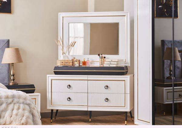 Mirage Master Bedroom Set (Mdf)-غرفة نوم رئيسية - Image 4