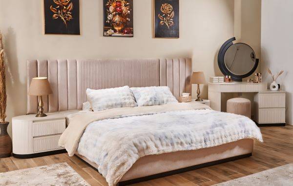 Neom Master Bedroom Set (Mdf)-غرفة نوم رئيسية - Image 2