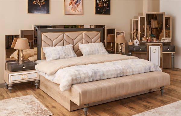 Hacienda Master Bedroom Set (Mdf)-غرفة نوم رئيسية - Image 2