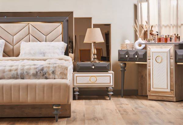 Hacienda Master Bedroom Set (Mdf)-غرفة نوم رئيسية - Image 3