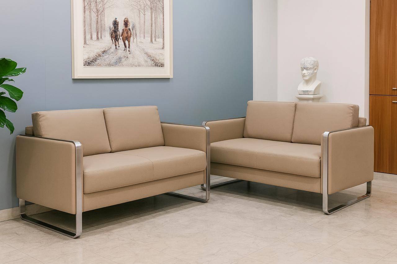 طقم انترية مكتبي(كنبة +2 فوتية) - Image 2