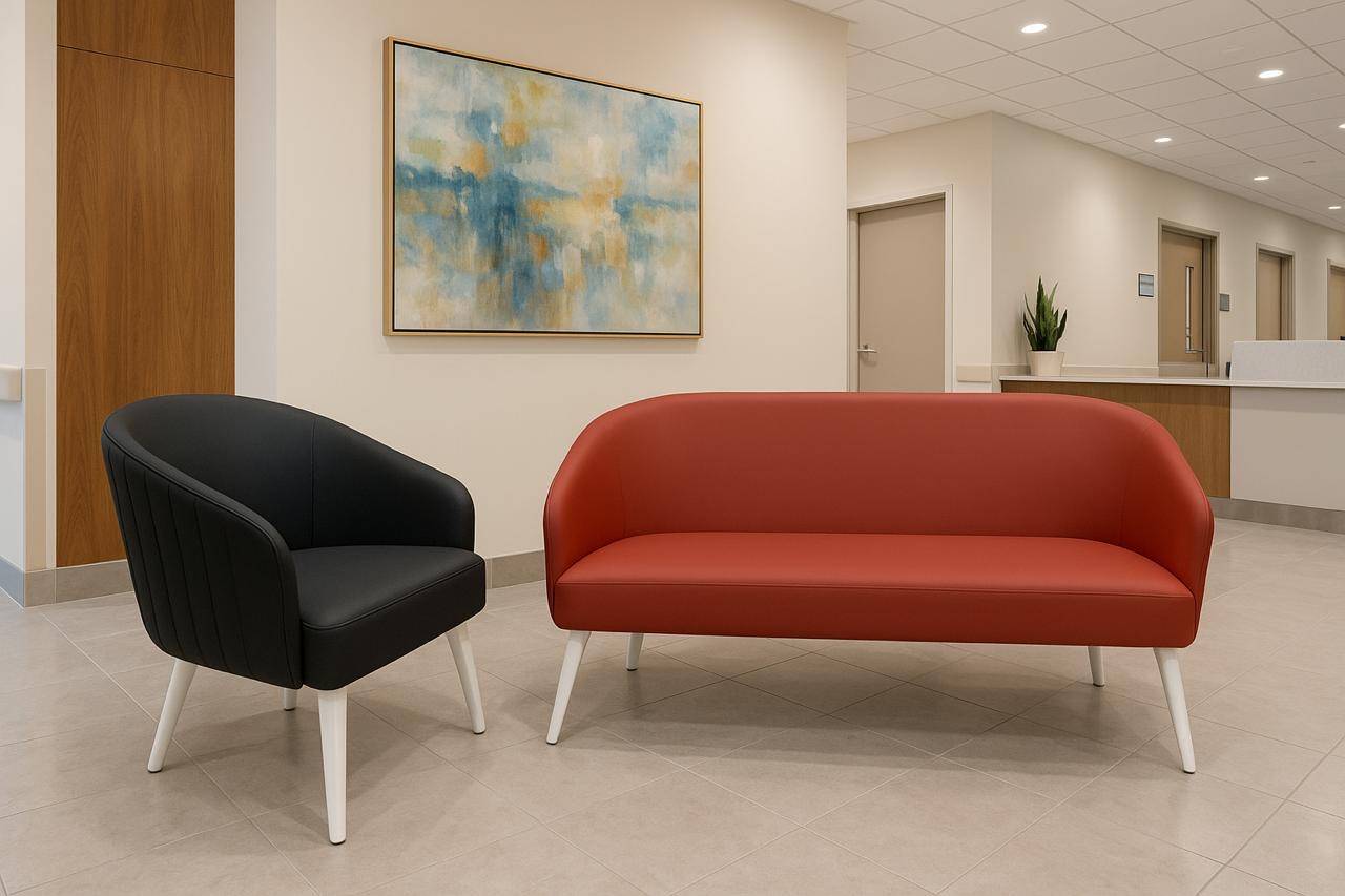 طقم انترية مكتبي(كنبة +2 فوتية) - Image 2