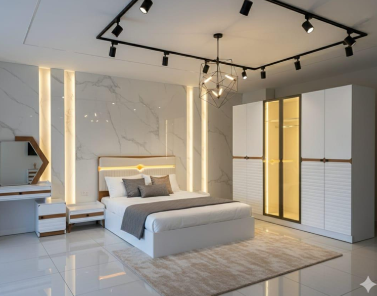Parma Master Bedroom Set (Mdf)- غرفة نوم رئيسية