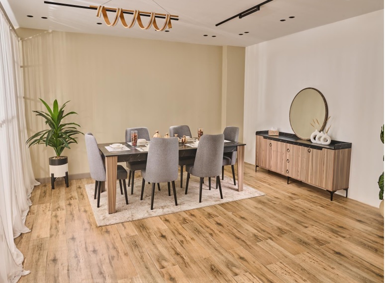 Majestic Dining room Set (Chip Board)